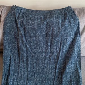 Jones New York 100% cotton wrap skirt